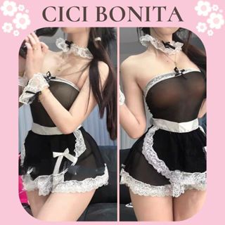  Đồ Ngủ Cosplay Cô Hầu Gái Sexy Váy Hóa Trang Người Giúp Việc Gợi Cảm  CP170 CICI BONITA HCM 
