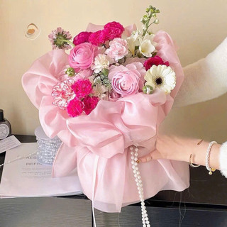 Vải lụa ánh xà cừ làm nơ size 50cm x 1.5m