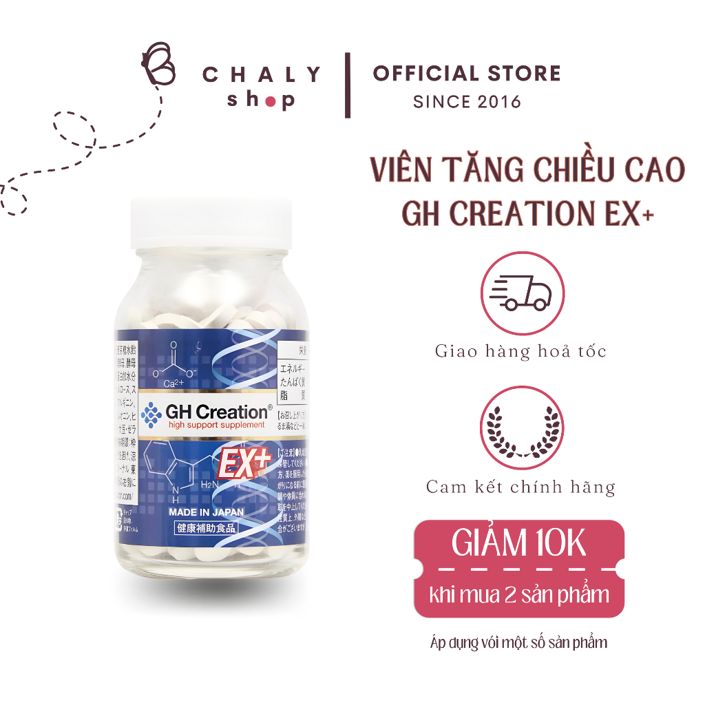 Viên uống tăng chiều cao GH Creation EX 270 viên Nhật
