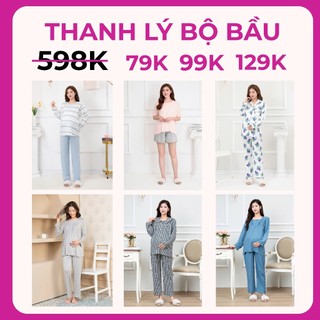 Hàng Thanh Lý Bộ Bầu Mặc Nhà /Sau Sinh 79K 99K 129K từ 598K Hàng Mới/Lỗi Nhỏ/ Lẻ Size