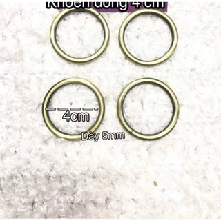 Khoen tròn 4 cm phụ kiện túi xách