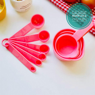 B276 Set 10 cup - thìa đong đo lường làm bếp Dụng cụ làm bánh