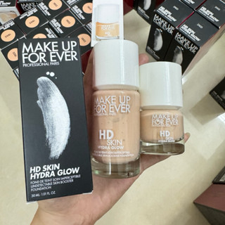 [Bill US] Kem nền Make Up For Ever HD Skin Hydra Glow Hydrating Foundation with Hyaluronic Acid nắp trắng