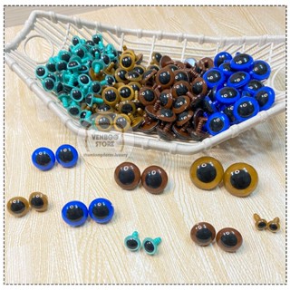 ️👀 50 Mắt Thú Cú Mèo Macrame | Mắt Kim Tuyến cho Doll Mắt Gấu Bông Baby Three Mắt Mèo | Mắt thú len DIY mắt thú có chốt