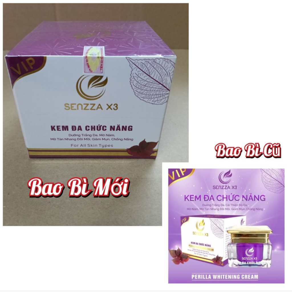 [Chính Hãng] Kem Face Senzza X3 Đa Chức Năng 20g (Mẫu Mới)