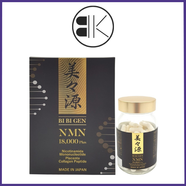 BIBIGEN NMN 18000 – Viên uống chống lão hóa Nhật Bản, Hộp 90 viên
