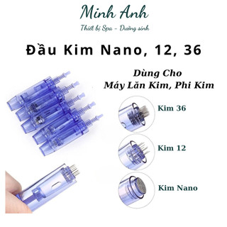 Đầu Kim Nano Kim 12 Kim 36 Dùng Cho Máy Phi Kim, Máy Lăn Kim Dr.pen Chăm Sóc Da