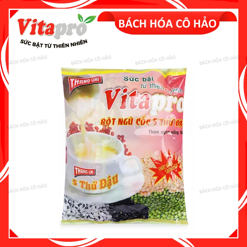 BỘT NGŨ CỐC 5 THỨ ĐẬU CÓ ĐƯỜNG VITAPRO