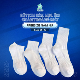 Tất Vớ Cổ Cao  Cổ Trung  Cổ Ngắn Cổ Lười   Basic Freesize nam  nữ mang đi học  đi chơi  đi làm 