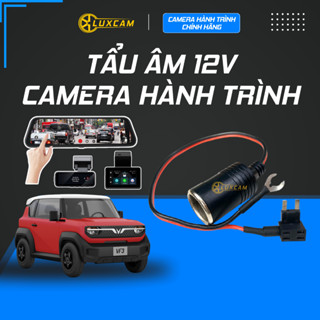  Tẩu 12V VF3 Dây tẩu 12v cắm cầu chì VF3 VF5 VF9 cho camera hành trình bơm lốp ô tô - Luxcam 