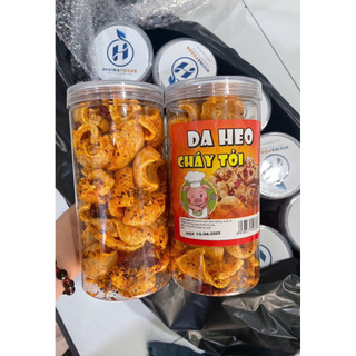 Da Heo cháy Tỏi Sấy Giòn - Snack Cay Đặc Biệt