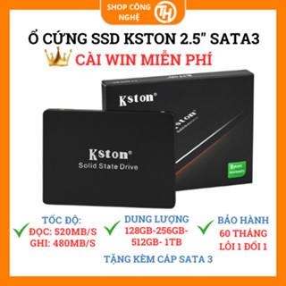 Ổ cứng SSD Kston Q-101 2,5" 128GB, 256GB, 512GB, 1TB chuẩn SATA3 Tốc độ đọc ghi 550Mb/s mới 100%