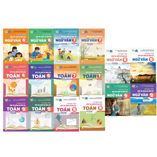 Sách - Vở bài tập kiểm tra, đánh giá năng lực Ngữ văn + Toán 6 7 8  9 ( Dùng chung SGK Kết nối , Chân trời )