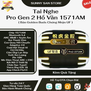    Golden Buds   Tai Nghe Bluetooth Pro 2 1571AM Hổ Vằn - ANC 48DB - Xuyên Âm - Âm Vòm Pin 10H 