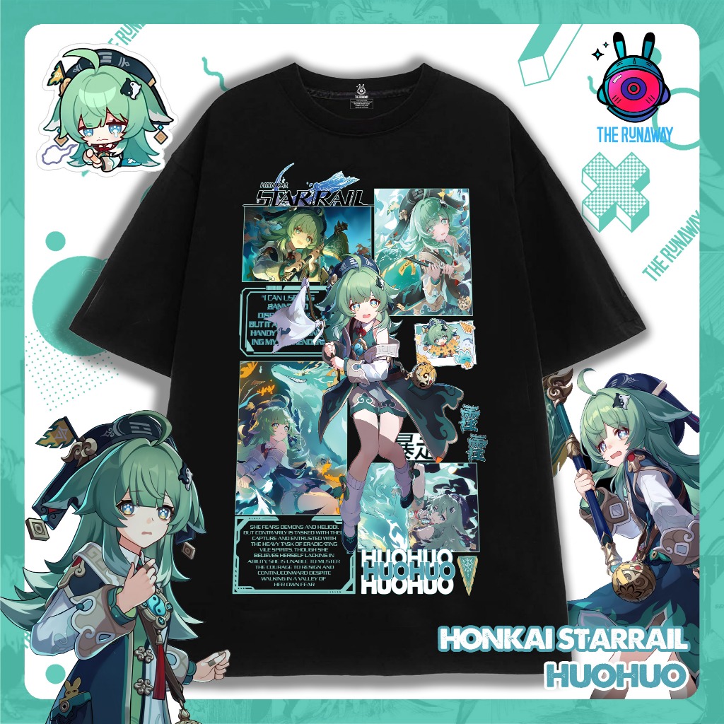 Áo phông Honkai Star Rail: Huohuo Maximum 100% Cotton Nam / Nữ by The Runaway