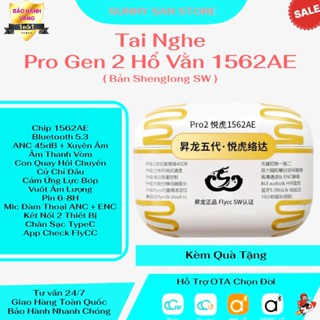 [ Pro 2 1562AE ] Tai Nghe Bluetooth 1562AE Hổ Vằn ANC 45DB- Vuốt Âm Thanh trên tai