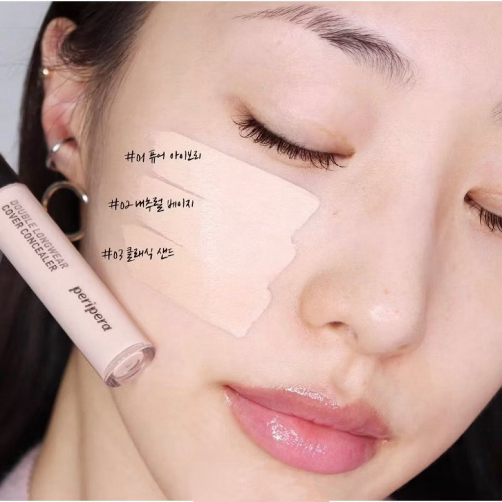 [Peripera] Kem Che khuyết điểm Peripera Double Longwear Cover Concealer (5.5g) | BigBuy360 - bigbuy360.vn