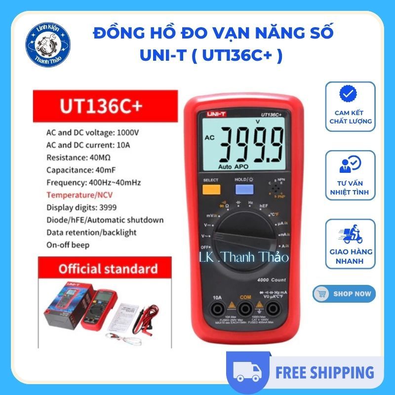 Đồng hồ đo vạn năng số UNI-T ( UT136C+ )