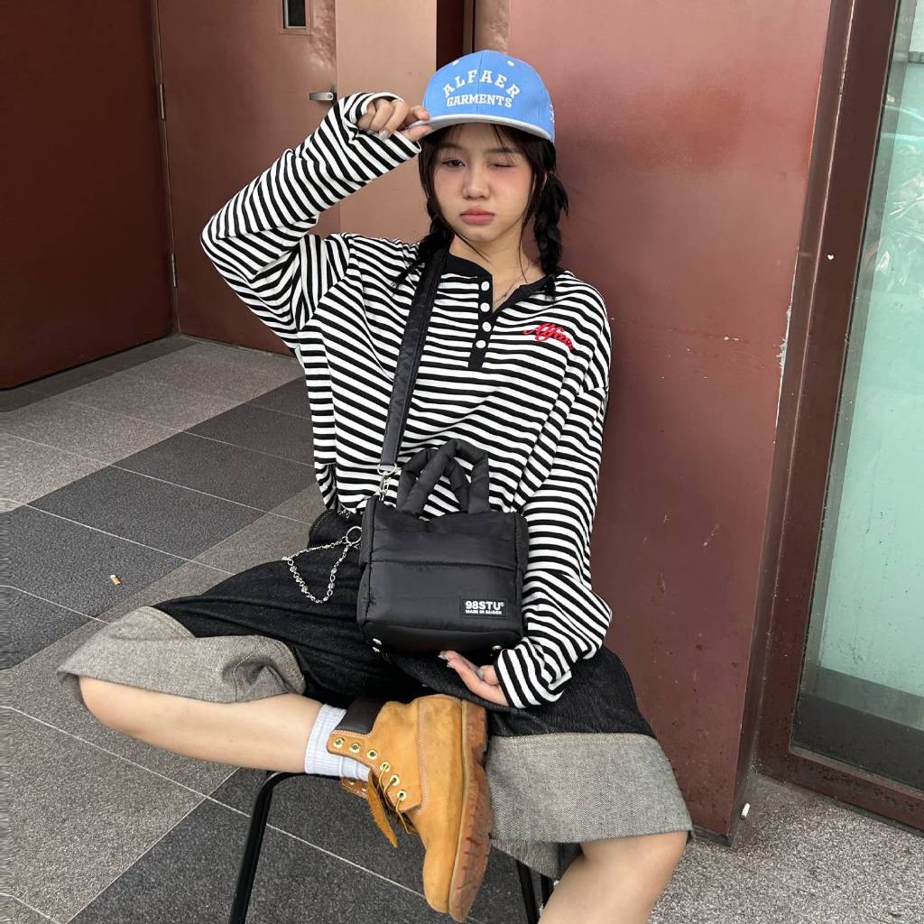 Túi đeo chéo Pillow Mini bag 98stu chần bông êm vai nhẹ kháng nước | BigBuy360 - bigbuy360.vn