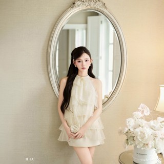  Bibi Top | Áo kiểu nữ thiết kế tối giản vải Voan mịn HIU Fashion  dáng Xếp ly tầng style tiểu thư HIU design 