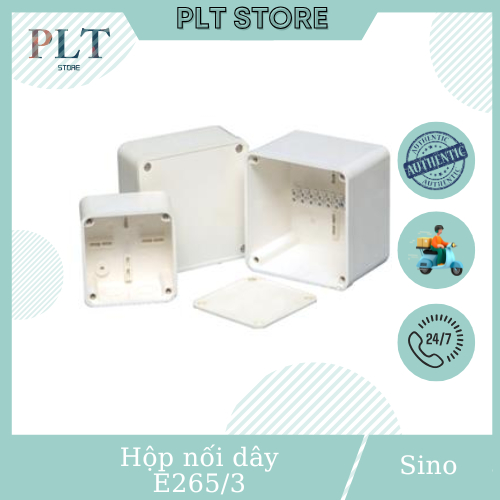 Box Điện, Hộp Nối Dây 160x160x50 (Loại Kín) Sino E265/3
