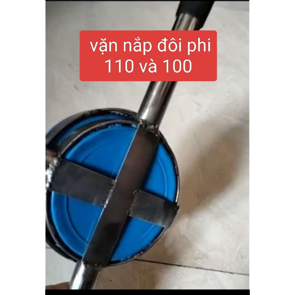 1 cây mở nắp bình nước 20 lit đa năng phi 100 và phi 110 inox