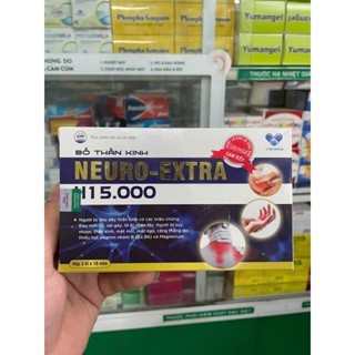Bổ Thần Kinh Neuro Extra H15000 giảm tê bì chân tay đau mỏi vai gáy - Hộp 30 viên