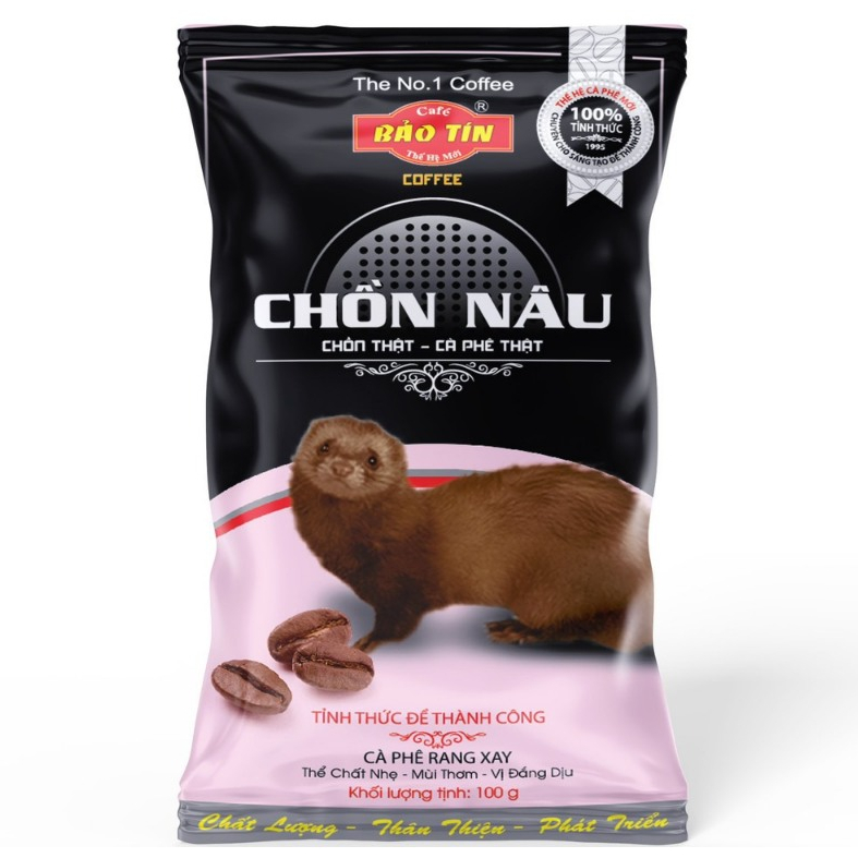 [100g] Cà Phê Chồn Nâu Bảo