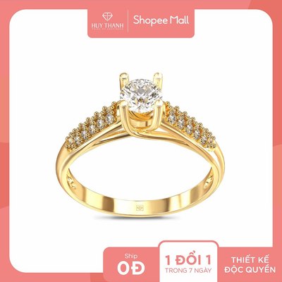 Nhẫn Nữ NDINO338 Vàng Tây Huy Thanh Jewelry