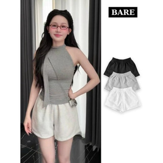  BARE_Quần Short Chất Nỉ Basic  Quần Đùi Nữ Ống Rộng Mềm Mại Cá Tính Đi Chơi  Ở Nhà Freesize Dễ Thương_Q112 