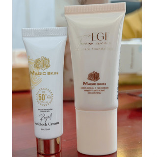  Combo Kem nền 13g và kem chống nắng 13g Magic skin Suncare 