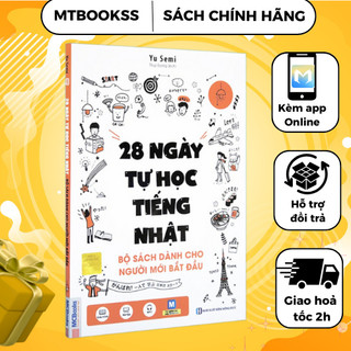 Sách - 28 ngày tự học tiếng nhật - bộ sách dành cho người mới bắt đầu