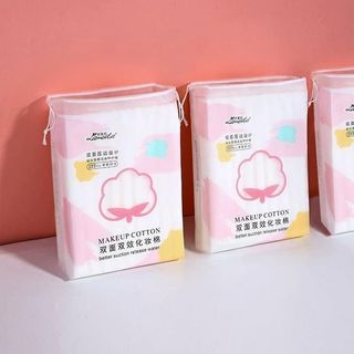 Bông tẩy trang Cotton Pads 100% cotton không xơ bông gói 222 miếng Duduhouse