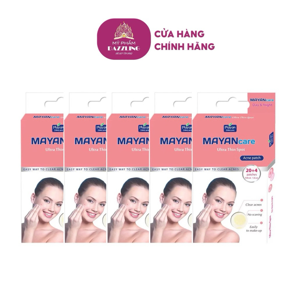 COMBO 5 Hộp Miếng Dán Mụn Mayancare Ultra Thin Sport