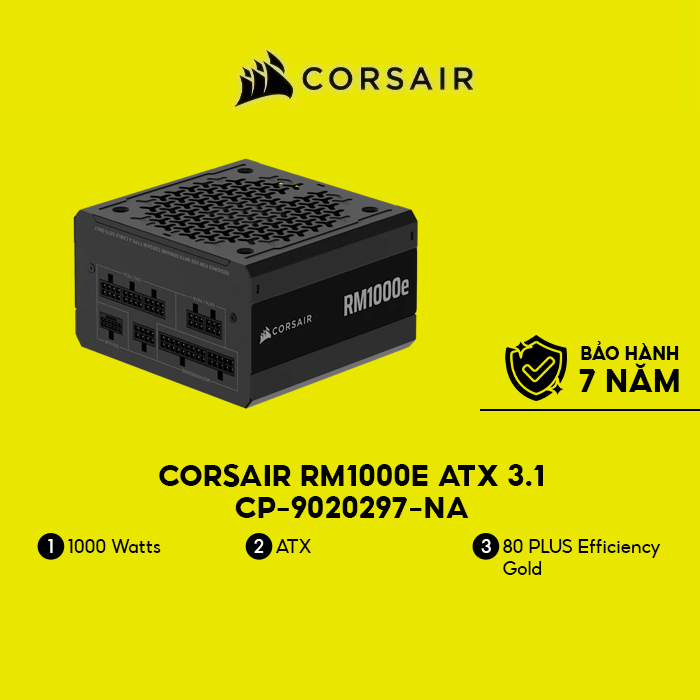 Nguồn Corsair RMe Series RM1000e Fully Modular Low-Noise ATX Power Supply - CP-9020297-NA
