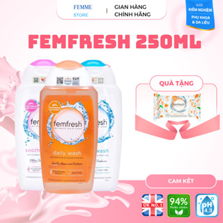 Dung Dịch Vệ Sinh Phụ Nữ Femfresh 250ml Chính Hãng Làm Sạch Dịu Nhẹ Khử Mùi Giảm Viêm Nhiễm