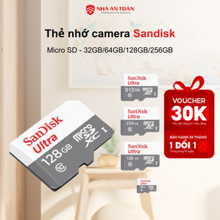 Thẻ Nhớ Micro SD Dùng Cho Camera Hikvision/ Ezviz 256gb, 128gb, 64gb, 32gb, Tốc Độ Cao C10