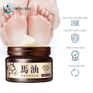 Kem Dầu Ngựa nứt gót chân, nẻ da tay chân, á sừng, bong da, dưỡng ẩm kem vàng 30gr [Nội địa Trung]