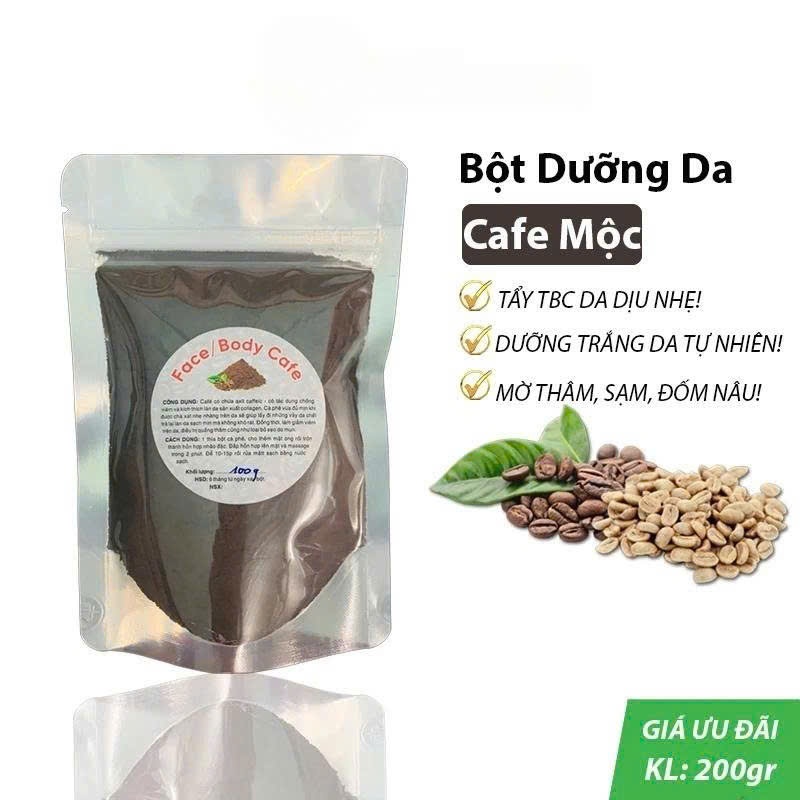 Bột cafe đắp mặt & ủ body