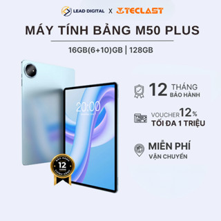 Máy Tính Bảng Teclast M50 Plus Tablet (6+10)GB/128GB | Màn hình 10.1inch | Chip MediaTek G85 |7000mAh