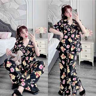 Đồ bộ Lụa in hoạ tiết bigsize 50-100kg