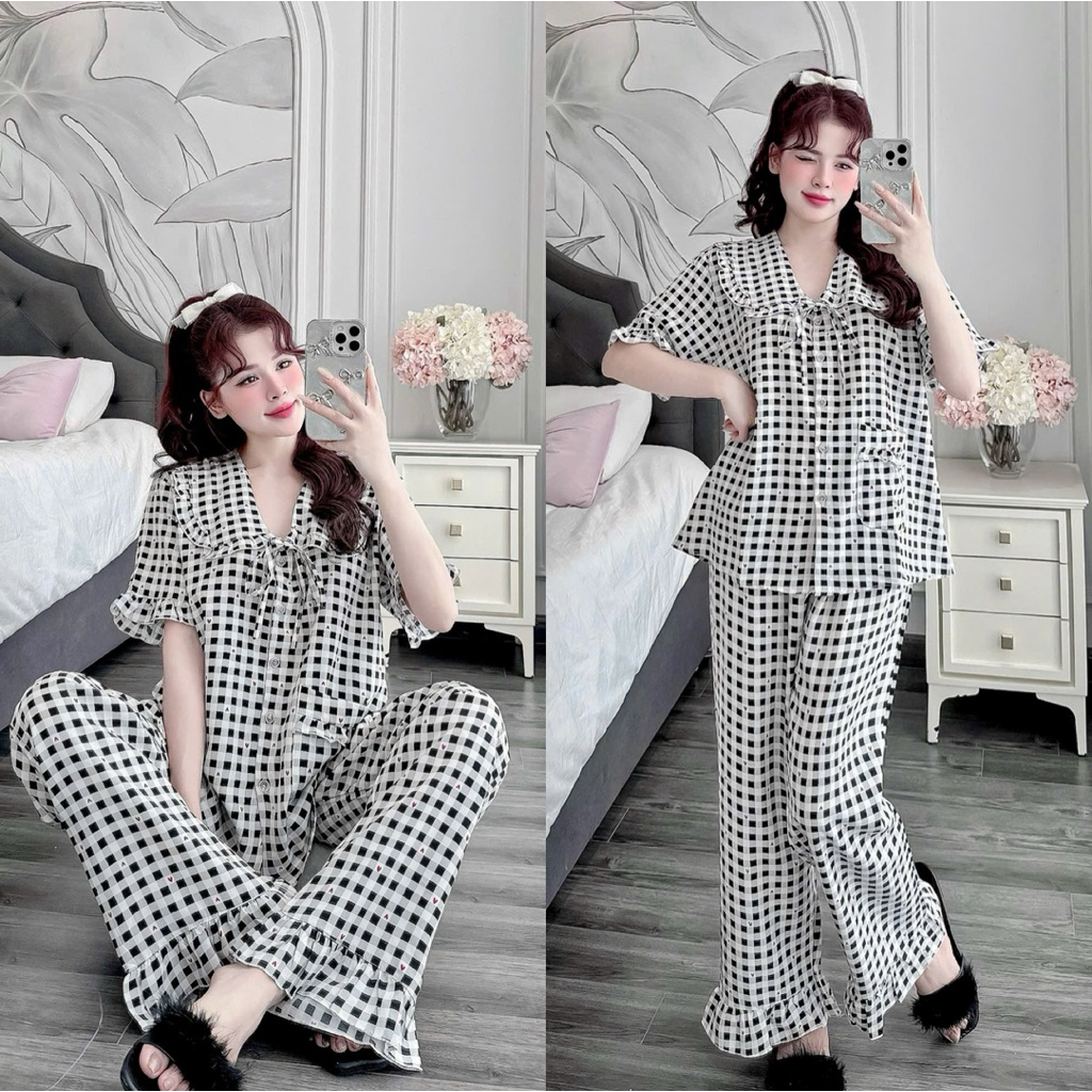 Bộ pijama BIGSIZE ngắn 50-100kg (hàng tận xưởng)