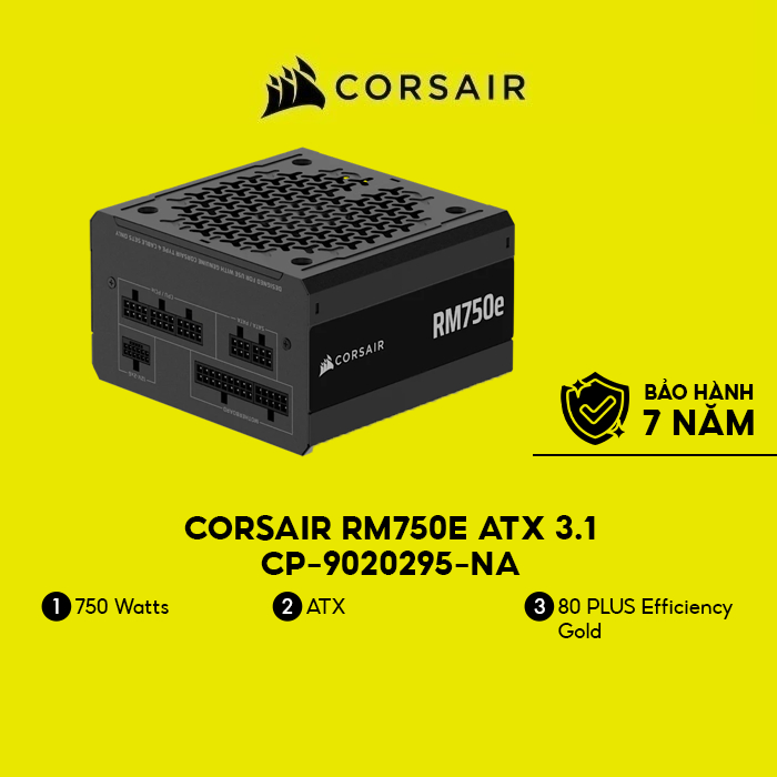 Nguòn Corsair RMe Series RM750e Fully Modular Low-Noise ATX Power Supply - CP-9020295-NA