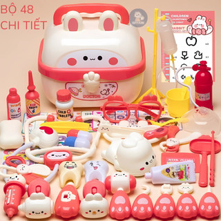  Bộ Đồ Chơi Bác Sĩ Mô Phỏng GutyKids 48 Chi Tiết Thật Cho Bé Có Hàm Răng Giả Ống Nghe Giúp Bé Học Làm Bác Sĩ Siêu Vui 