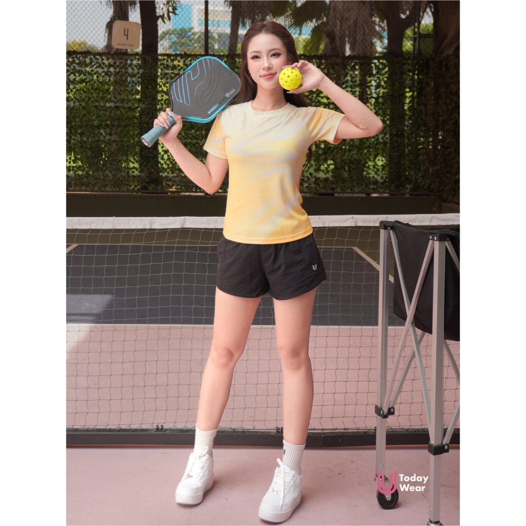[Xả Hàng Giá Sốc] Áo thun thể thao nữ chạy bộ Active Tee thấm hút chơi cầu lông bóng bàn tập gym Today U Wear | BigBuy360 - bigbuy360.vn