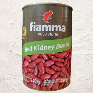 FIAMMA < Lon 400g > ĐẬU ĐỎ ĐÓNG HỘP / Ý / VESUVIANA Red Kidney Beans (HALAL)