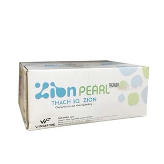 [THÙNG 6 GÓI] Trân châu trắng 3Q Zion gói 2kg