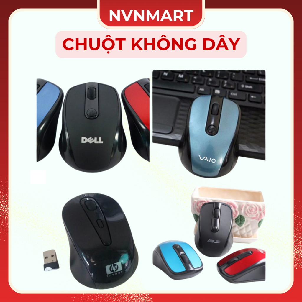 Chuột không dây AUTO LED 4D cao cấp ( NGẪU NHIÊN )