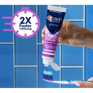 [HÀNG CÔNG TY-BẢN MỸ ] KEM ĐÁNH RĂNG CREST 3D WHITE ADVANCED WHITENING