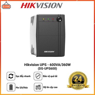 Bộ Lưu Điện Hikvision DS-UPS600 600VA, UPS Cho Camera, Máy Tính